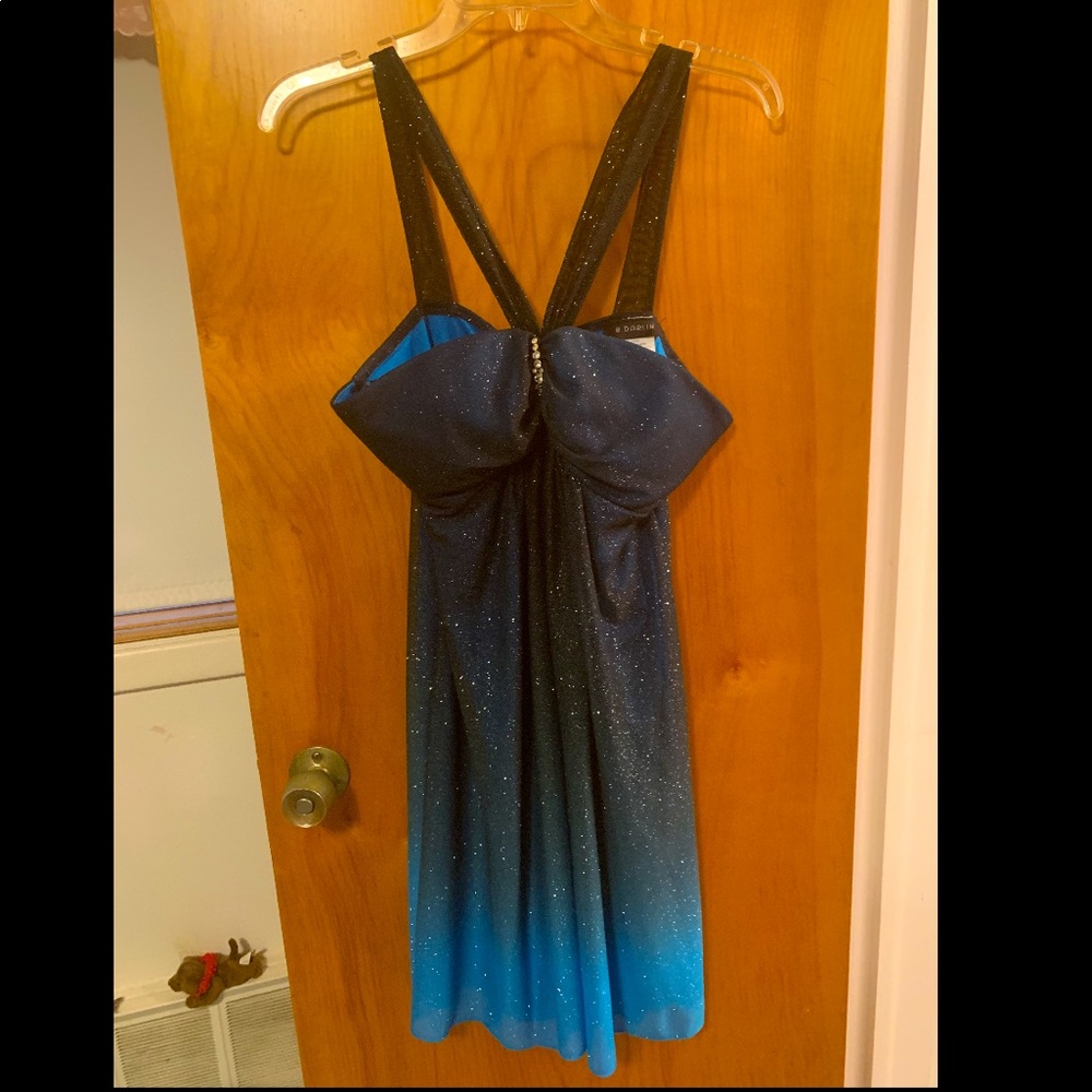 Blue Sparkly Prom/Homecoming Dress